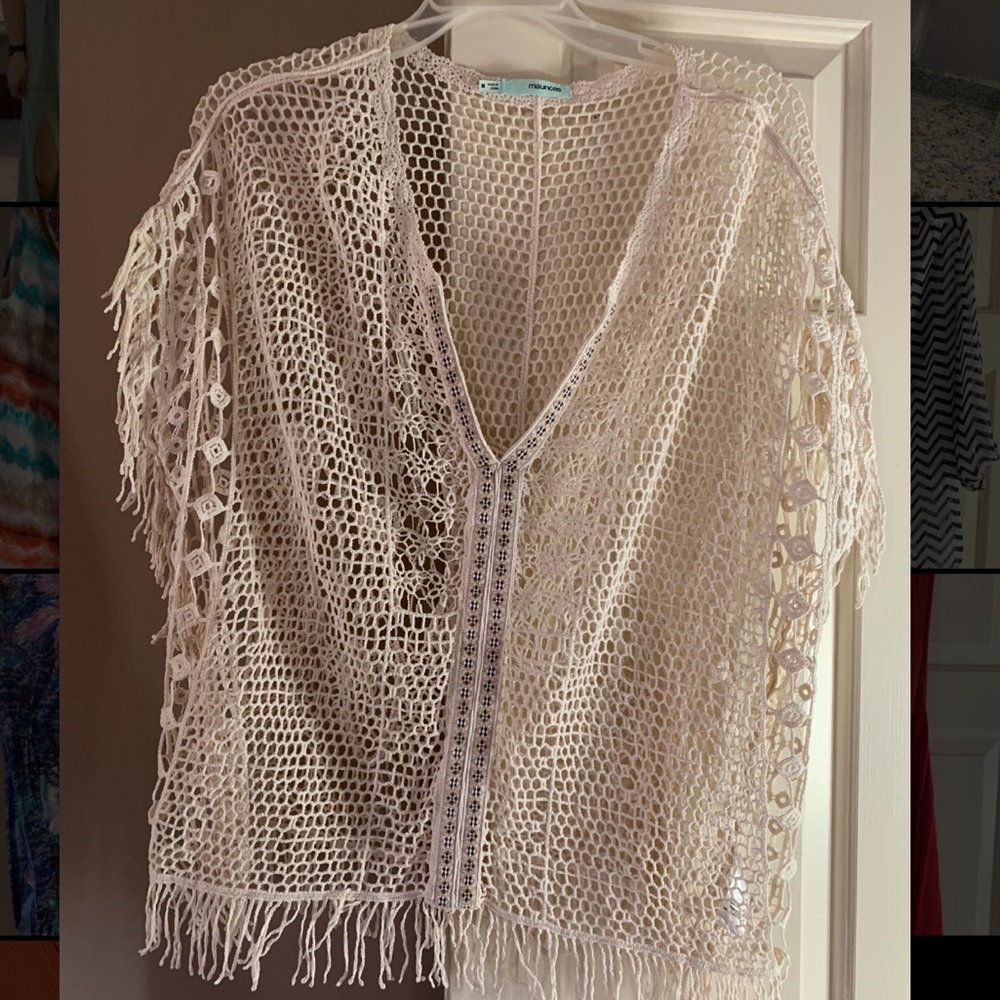 Netted poncho